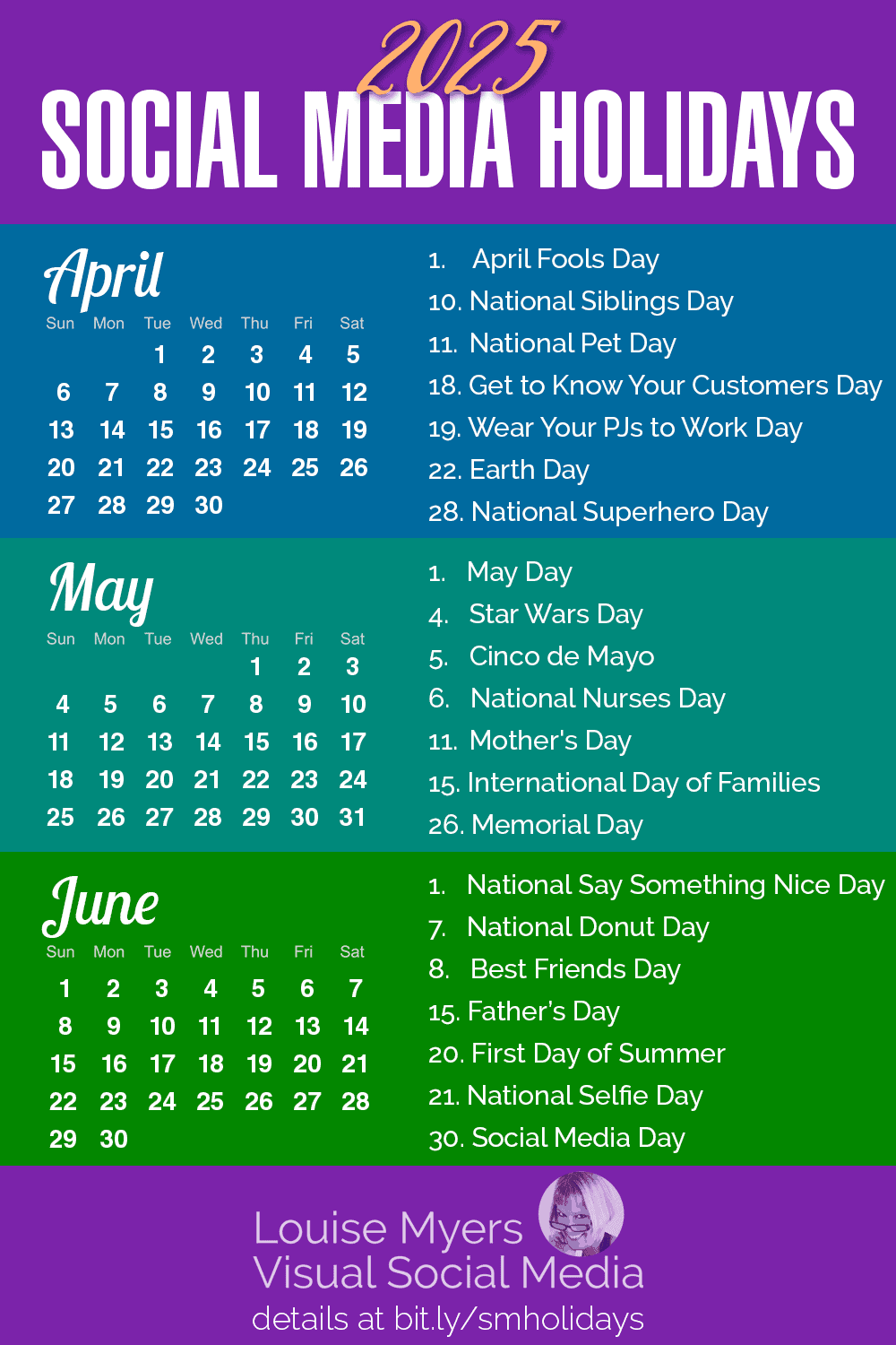 Social Media Calendar June 2025