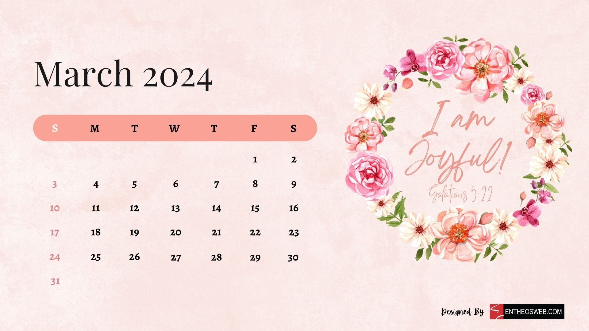 2024 Christian Calendar Wallpaper EntheosWeb