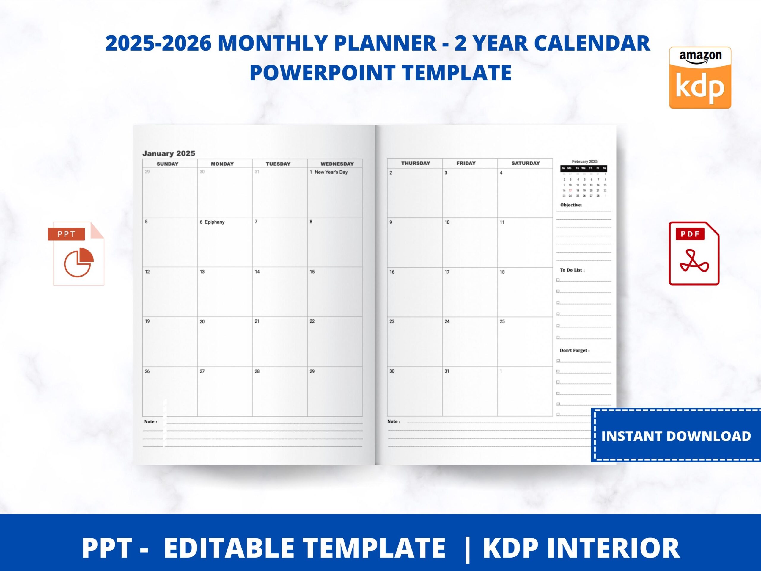 Calendar June 2025 Ppt Template Microsoft