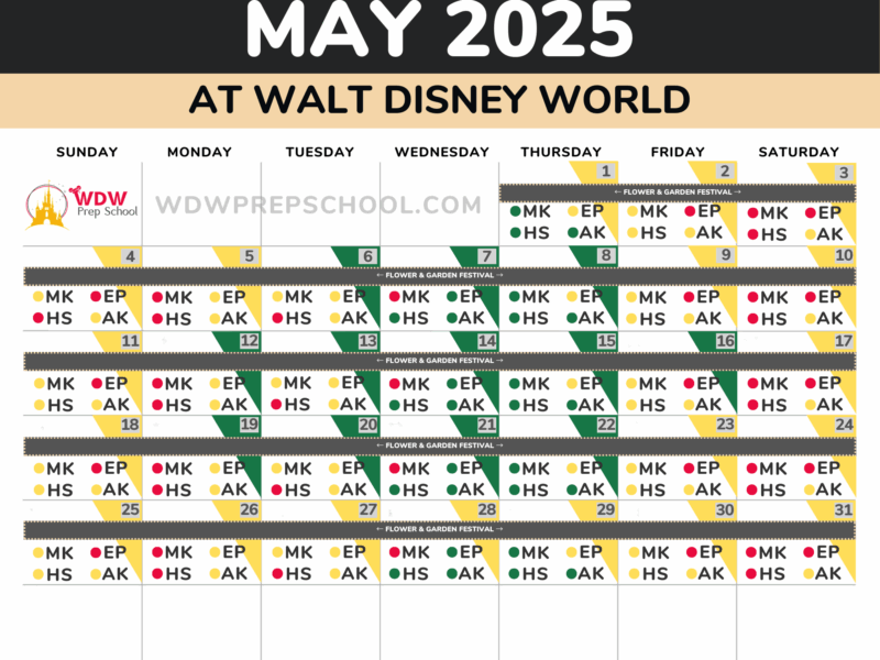 2025 U0026 2026 Disney World Crowd Calendar best Times To Go