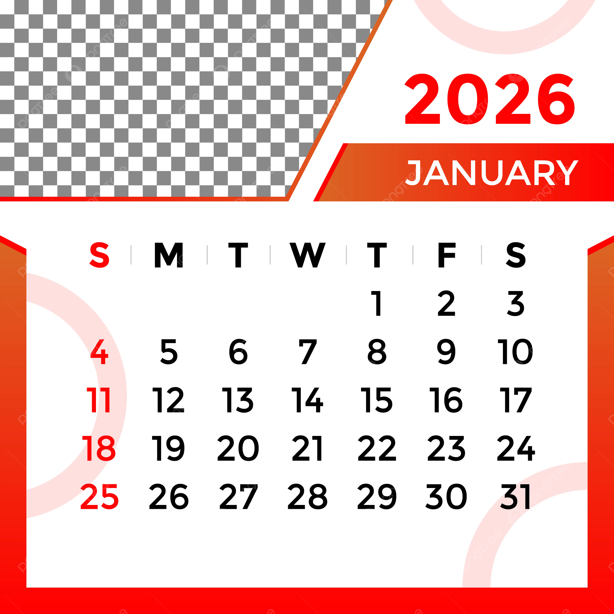 January 19 2026 Calendar