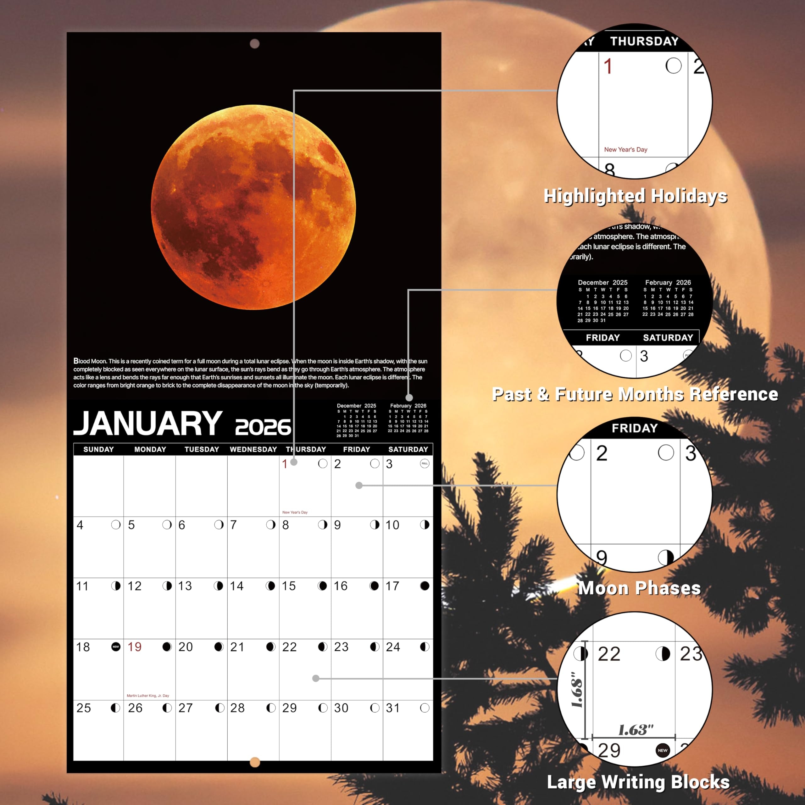 Moon Phase Calendar May 2026