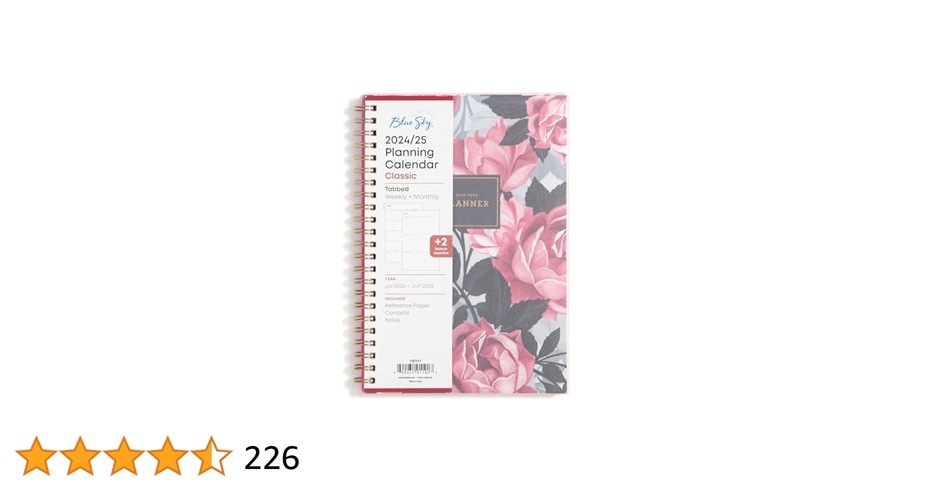 Amazon Blue Sky 2024 2025 Academic Year Weekly And Monthly 