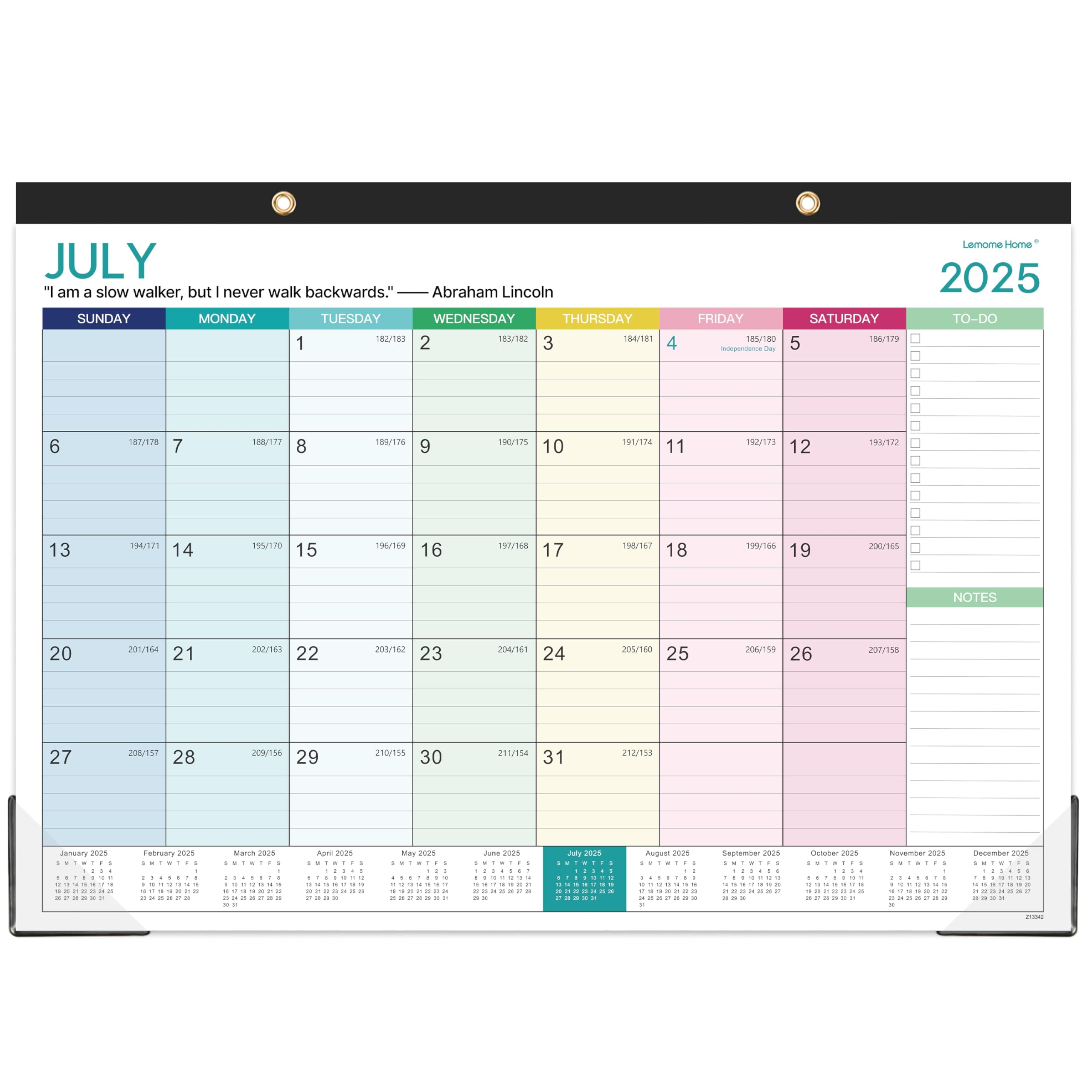 Amazon Calendar 2025 2026 Desk Calendar 2025 2026 18 Monthly Desk Wall Calendar 16 8