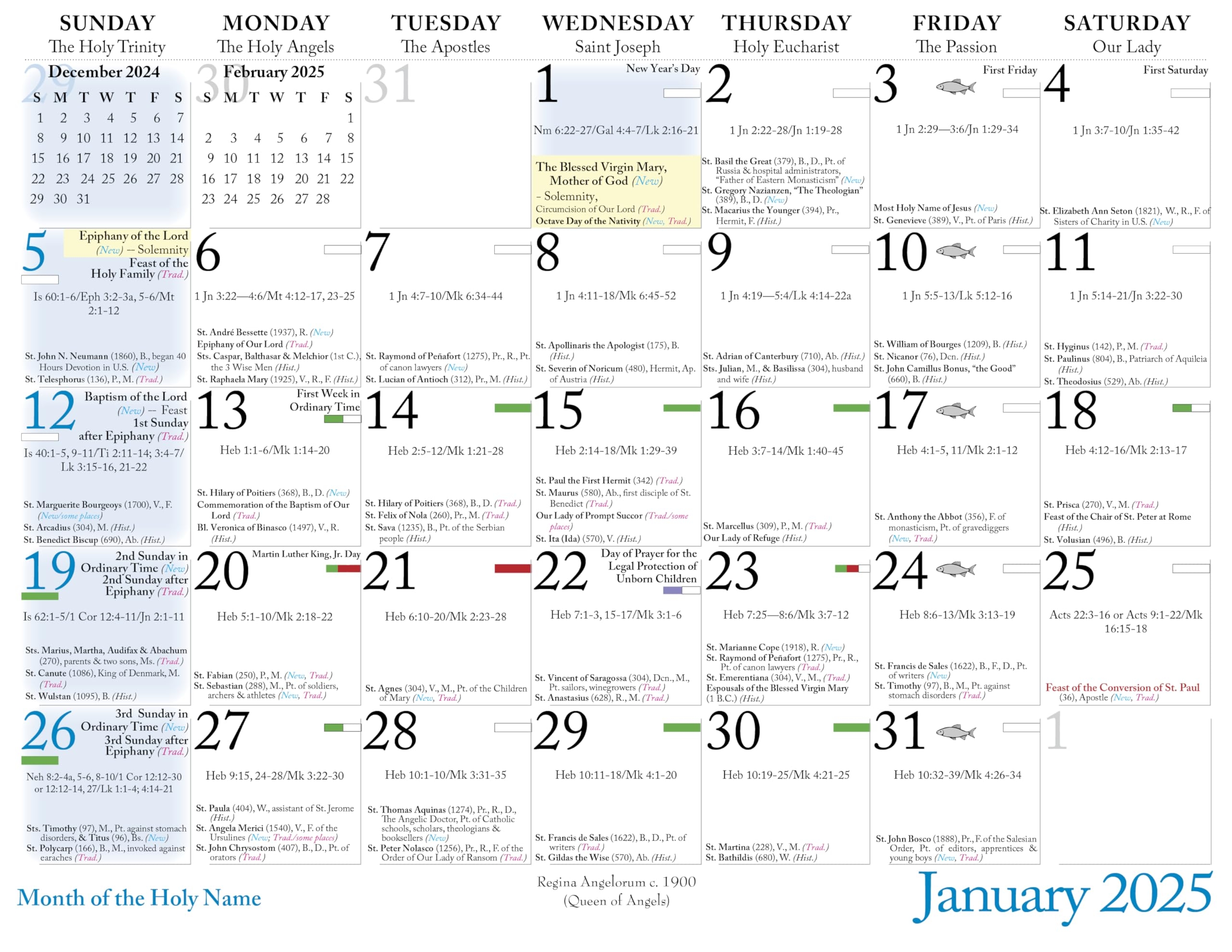 Amazon Catholic Liturgical Calendar 2025 William Bouguereau Office Products