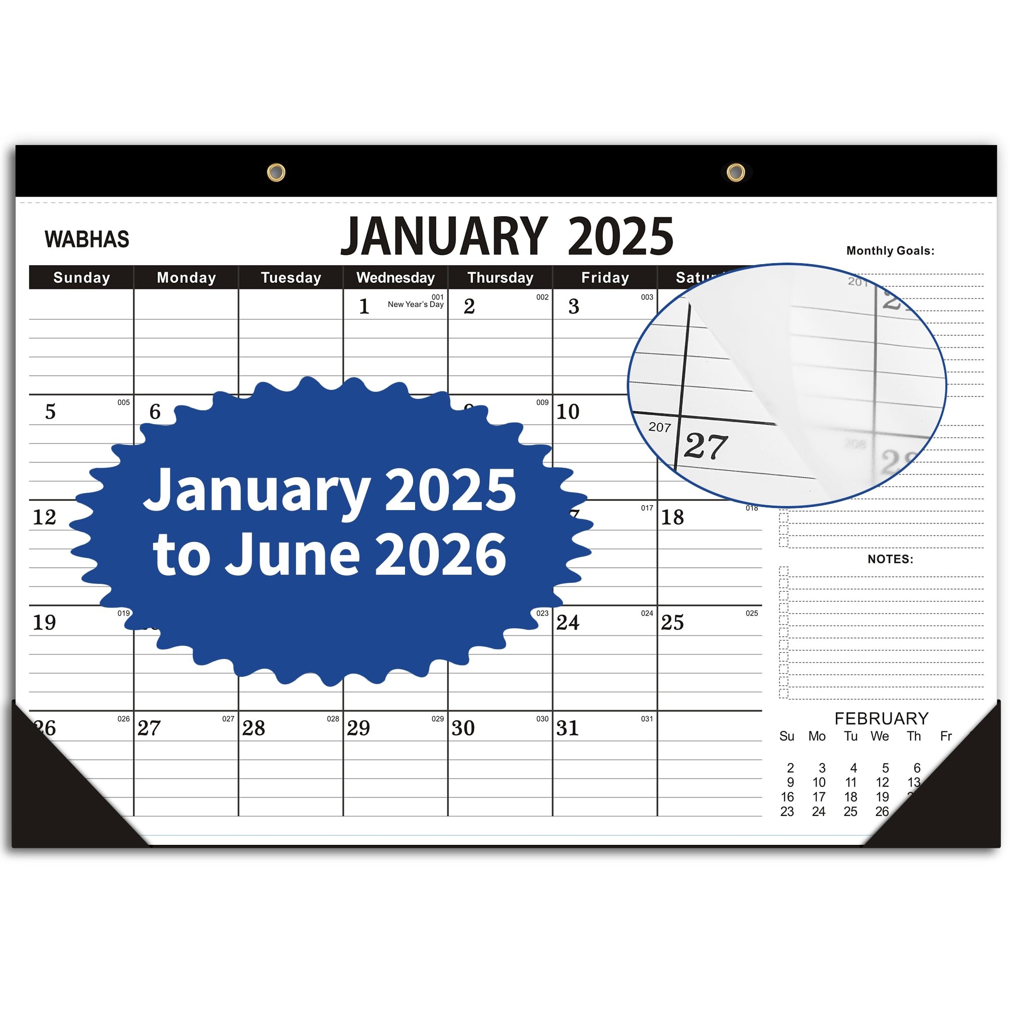 Amazon Desk Calendar 2025 2025 Calendar 18 Months January 
