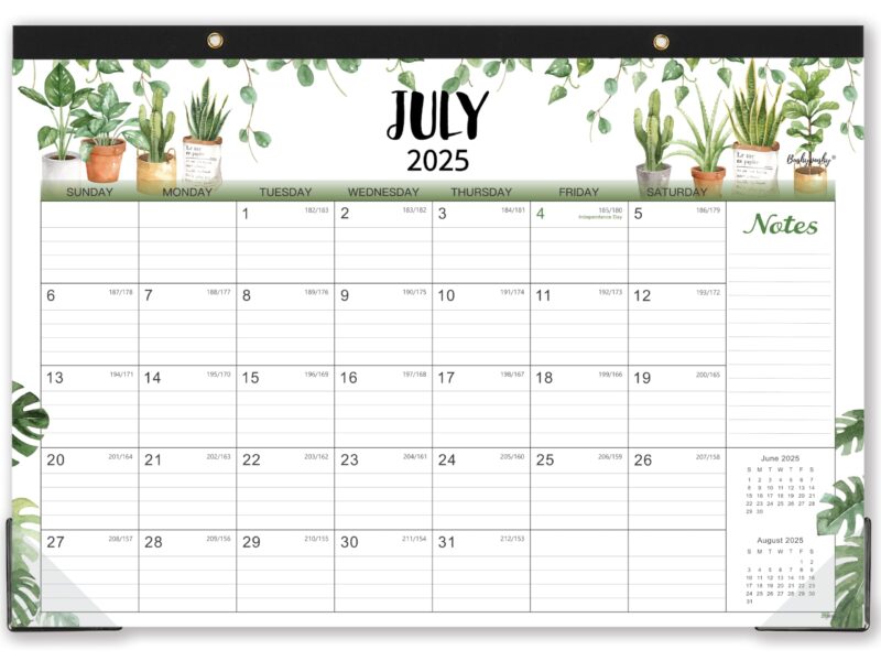 Amazon Desk Calendar 2025 2026 2025 2026 Desk Calendar 18 Monthly Desk Wall Calendar 2 in 1 17