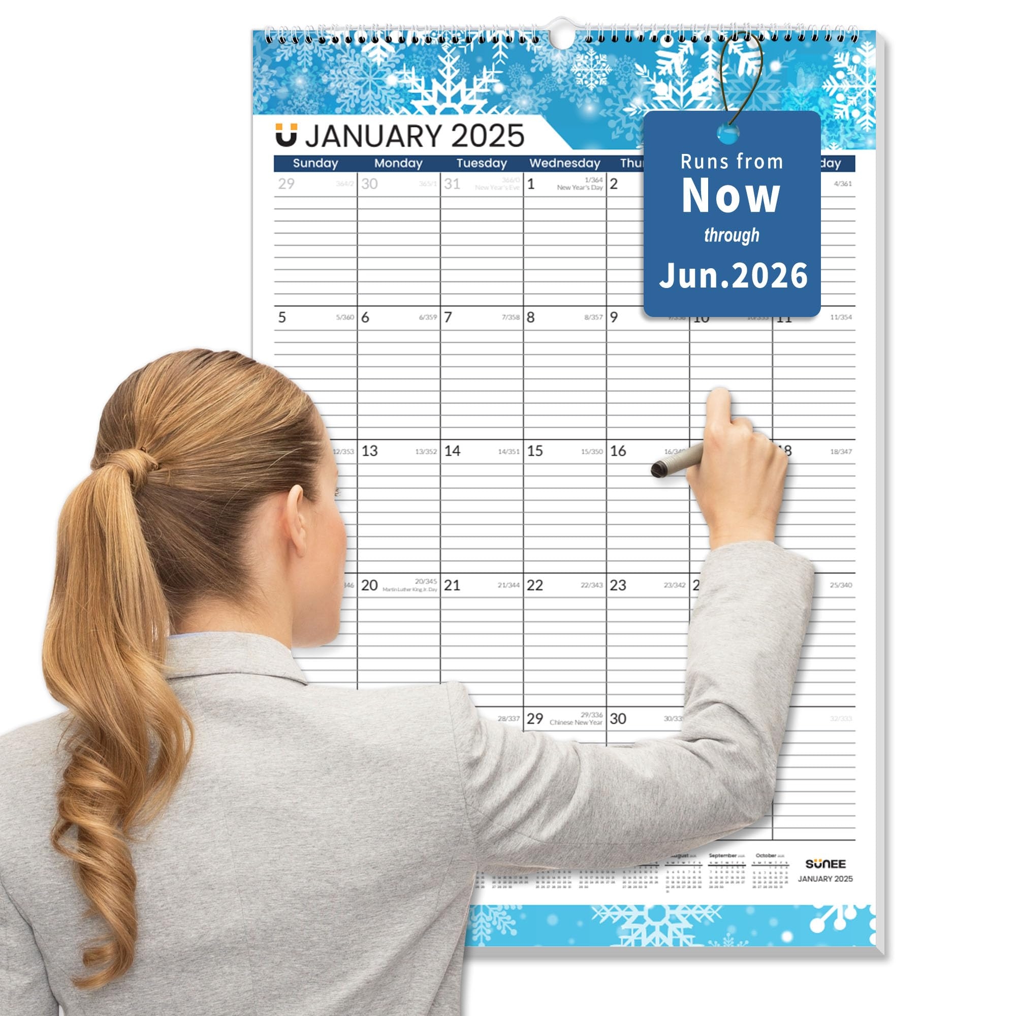 Large June Calendar 2025