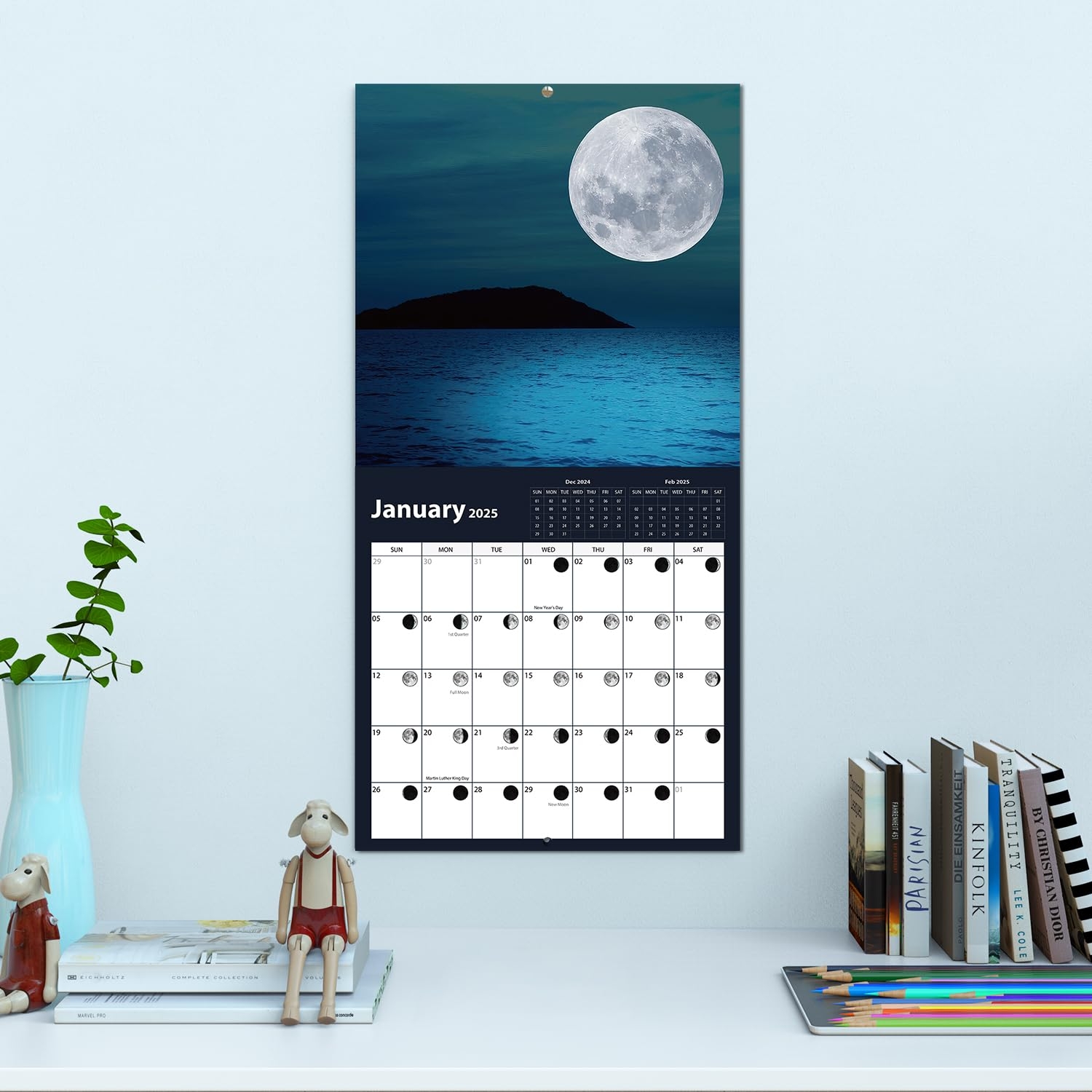 Amazon Wall Calendar 2025 Moon Calendar January 2025 June 