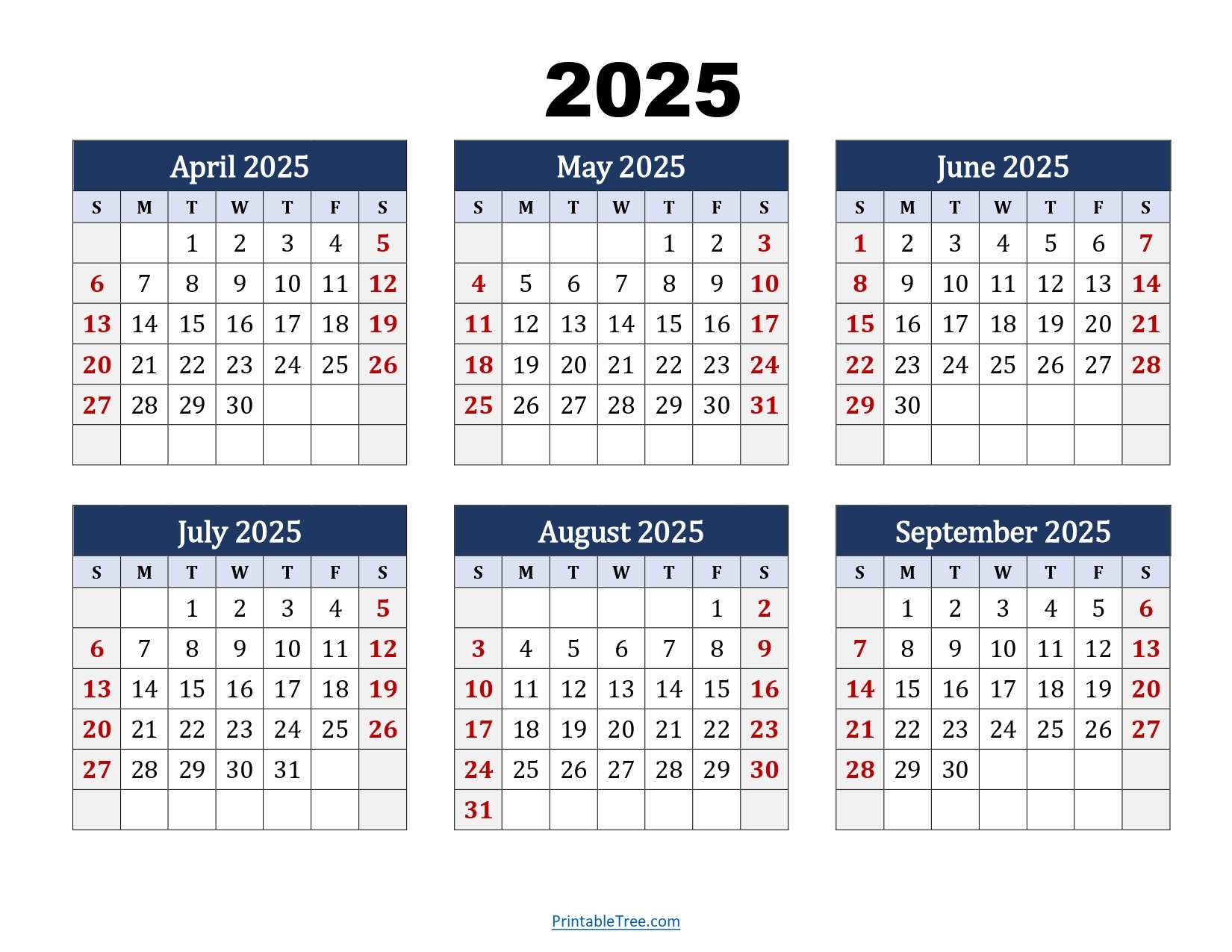 September 2023 To June 2025 Calendar Printable Free