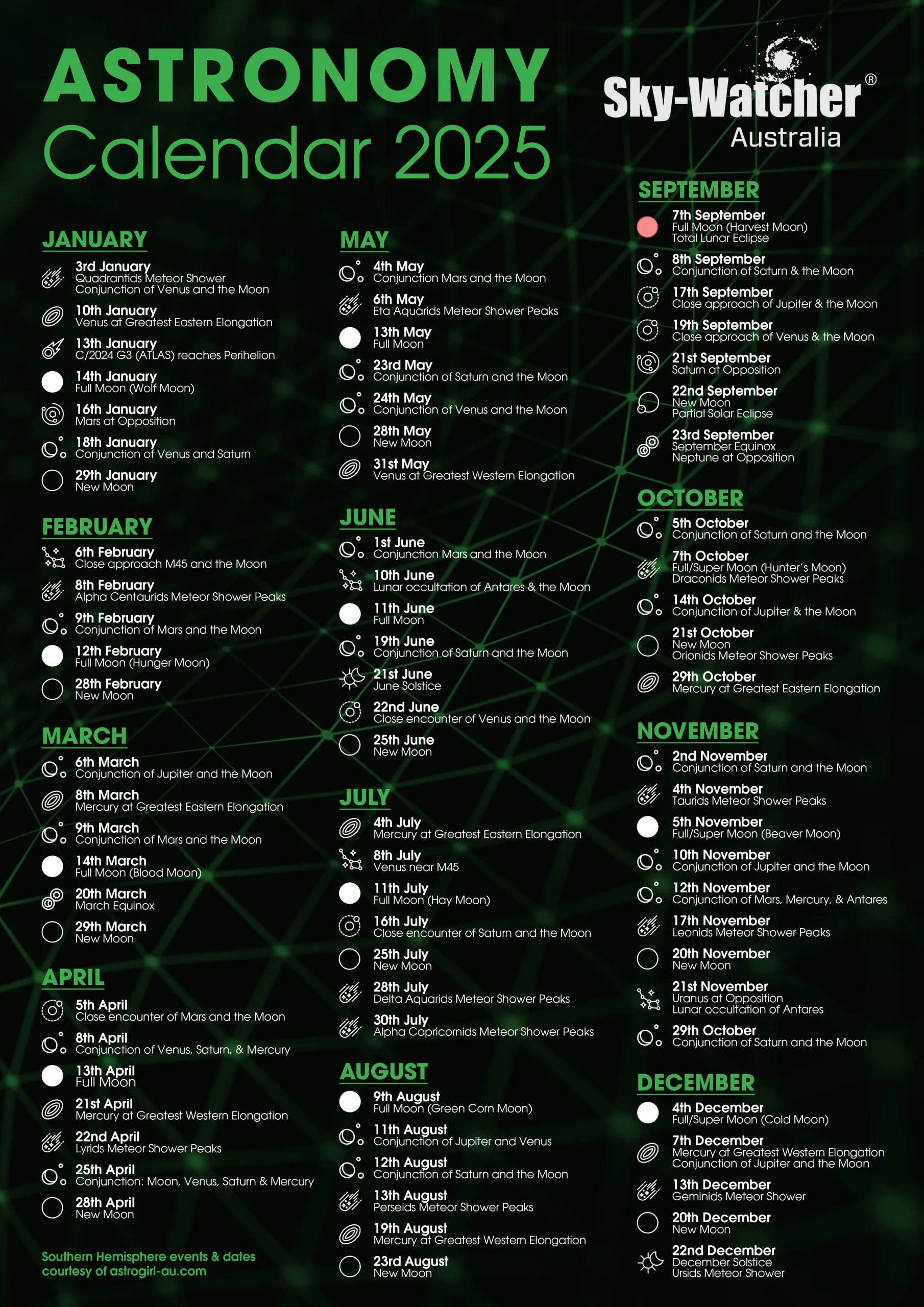 June 2025 Events Calendar