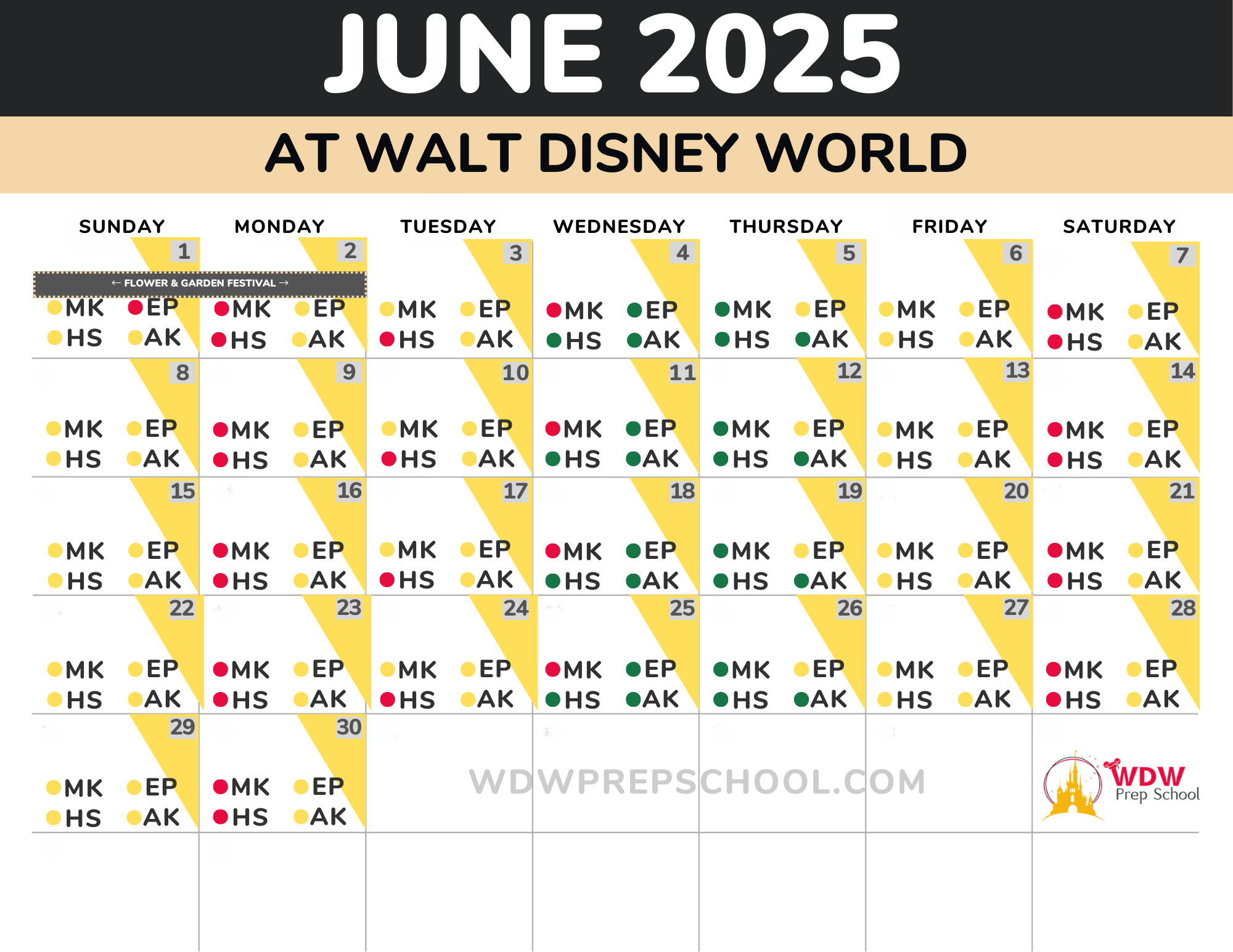 Best and Worst Days To Go To Each Disney World Park In 2025 U0026