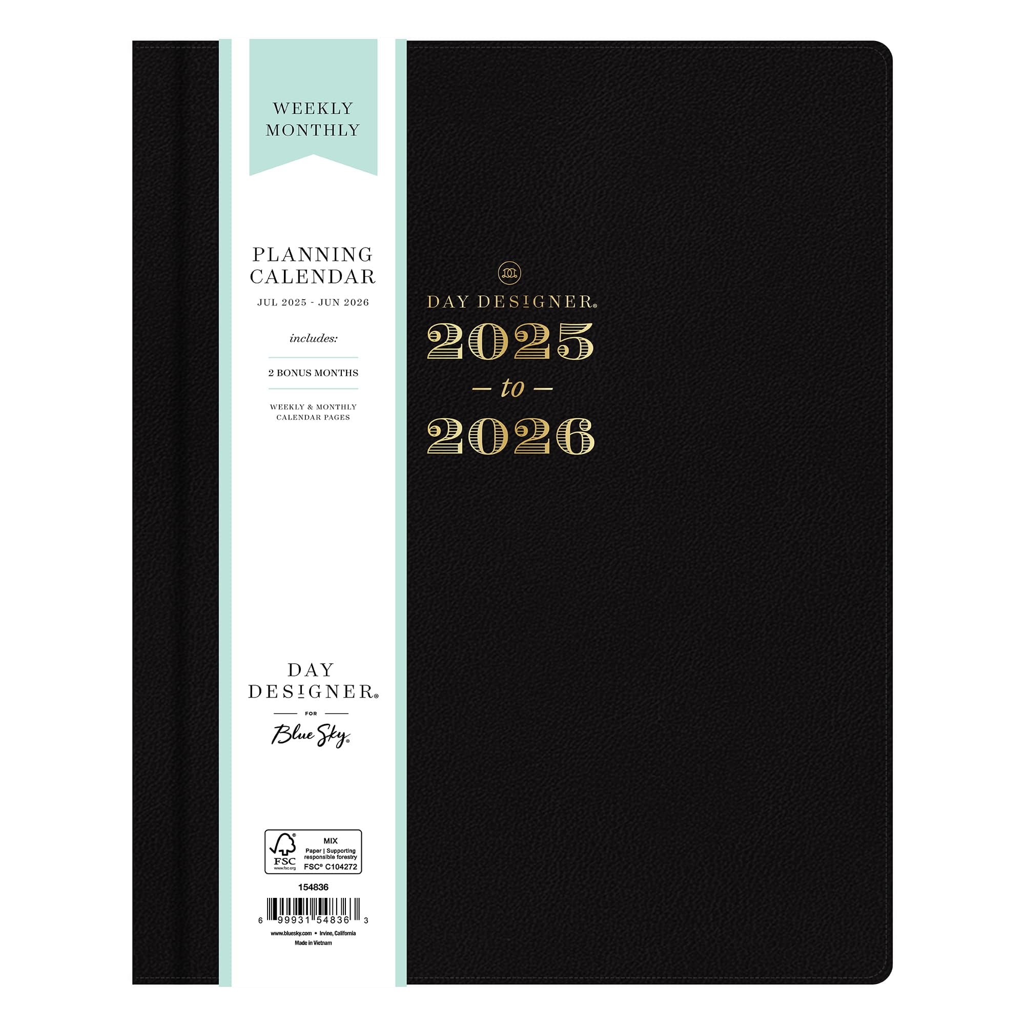 Blue Sky Day Designer 2025 2026 Academic Year Weekly And Monthly Planner Calendar July 2025 June 2026 12 Month 8