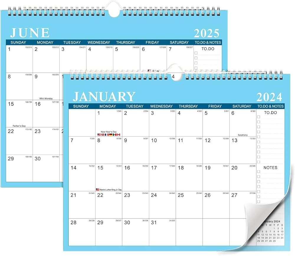 Calendar 2023 2024 2025 Wall Calendar July 2023 December 2024 Calendar January 2024 June 2025 18 Months Calendar 11 6