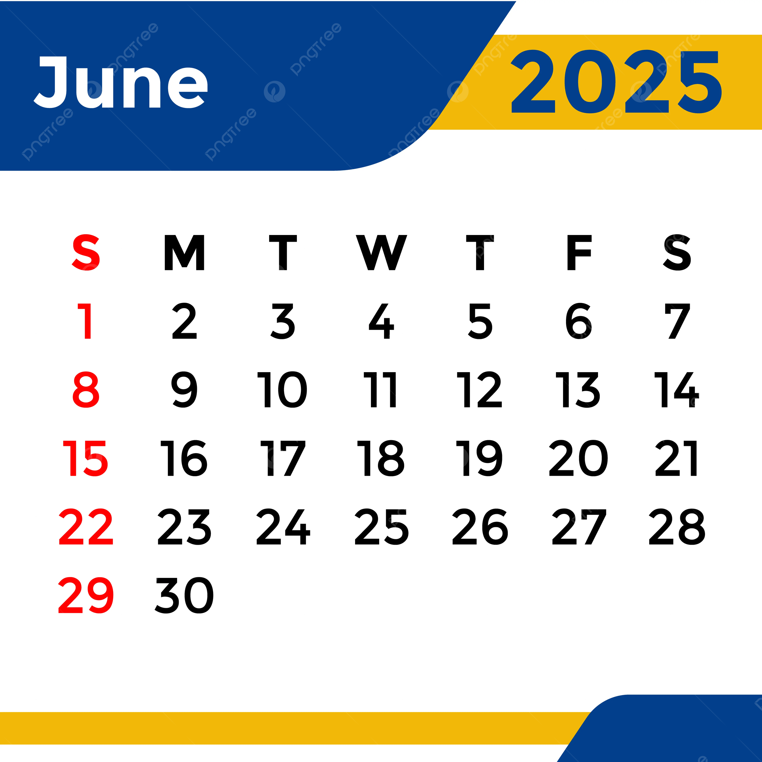 Month Of June Calendar 2025