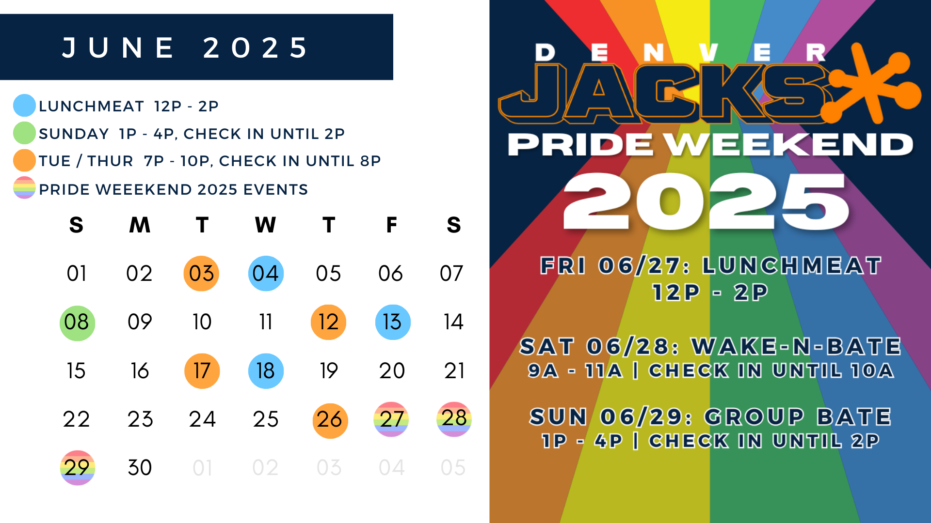 Calendar Denver Jacks