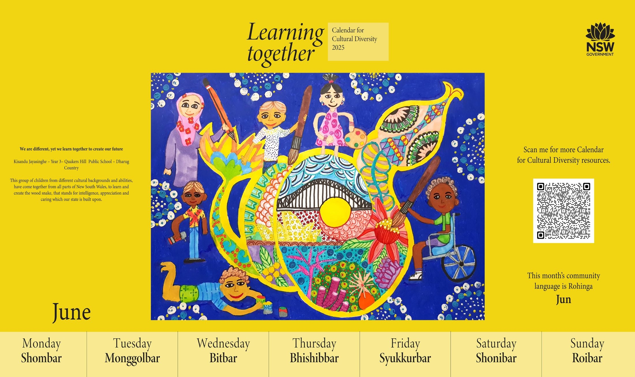 Calendar For Cultural Diversity