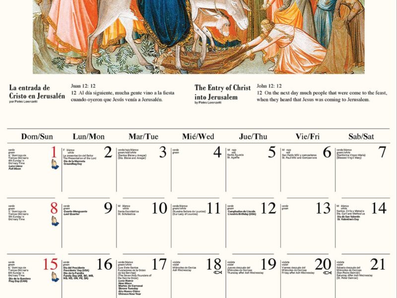 Catholic Inspiration Spanish English Bilingual