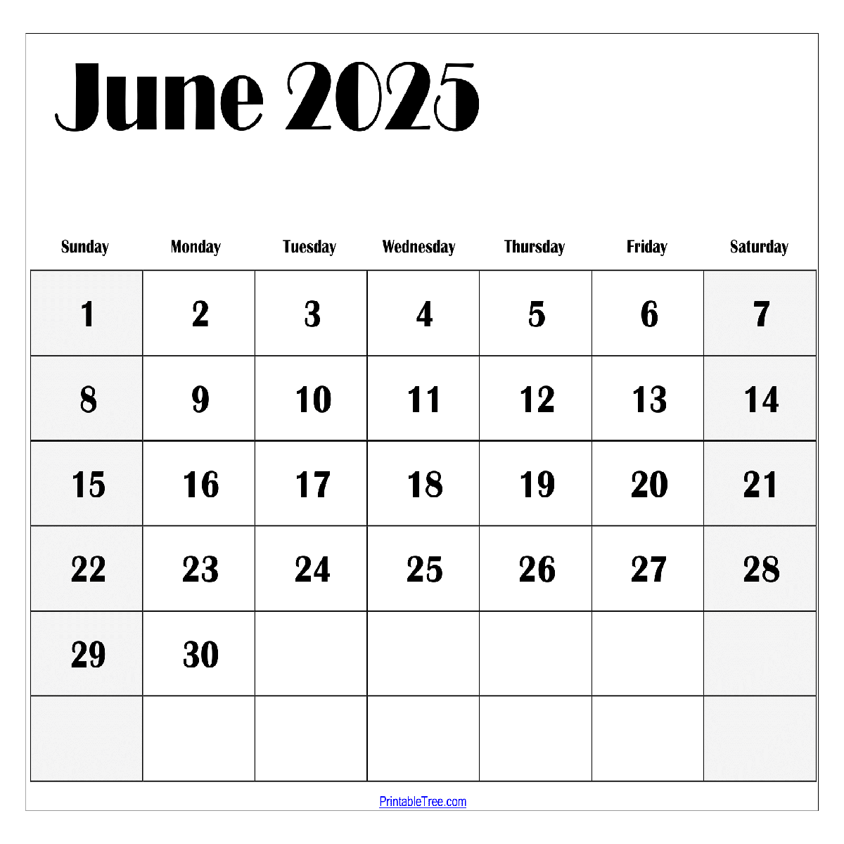 June 2025 Coloring Calendar