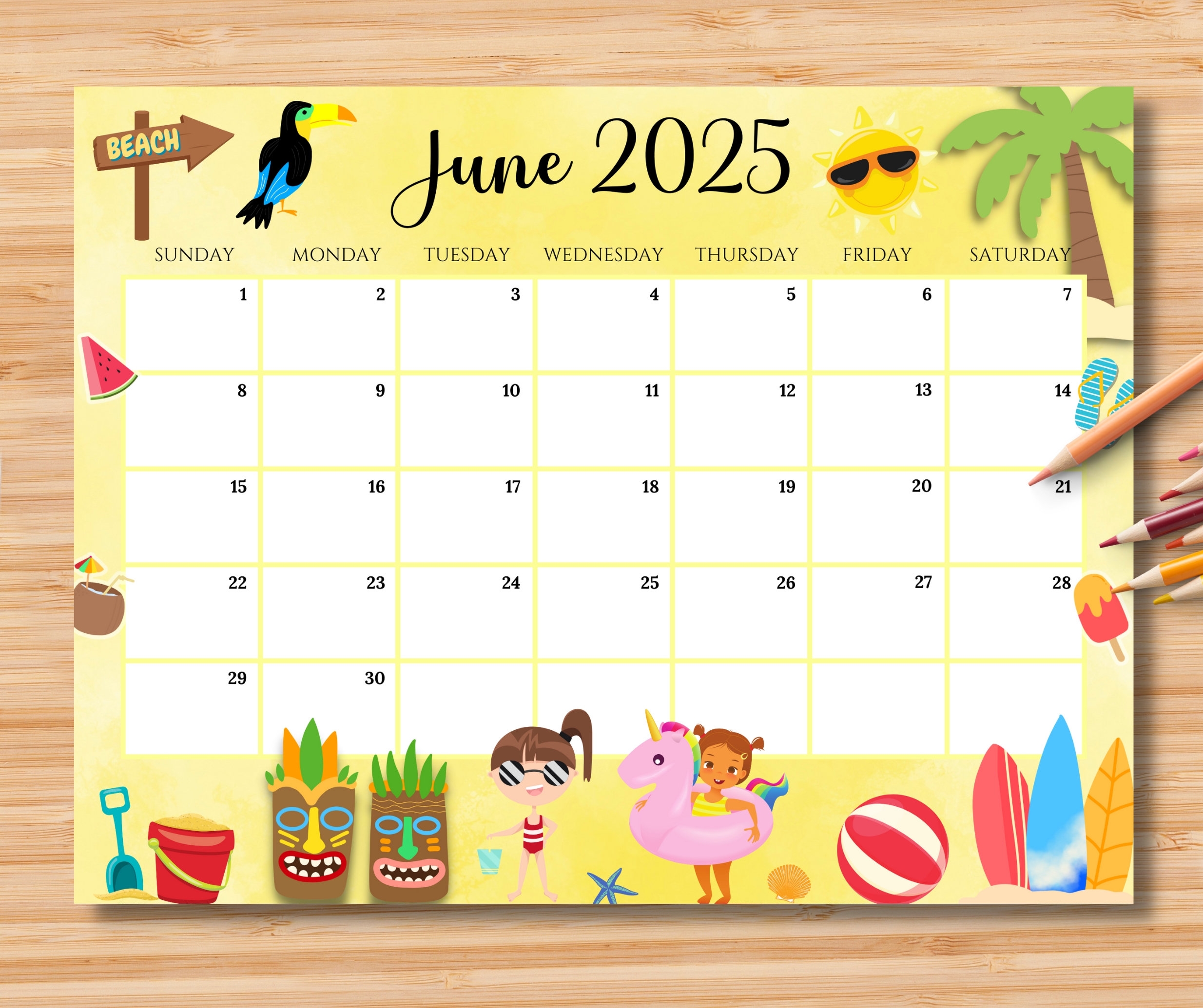 June Calendar 2025