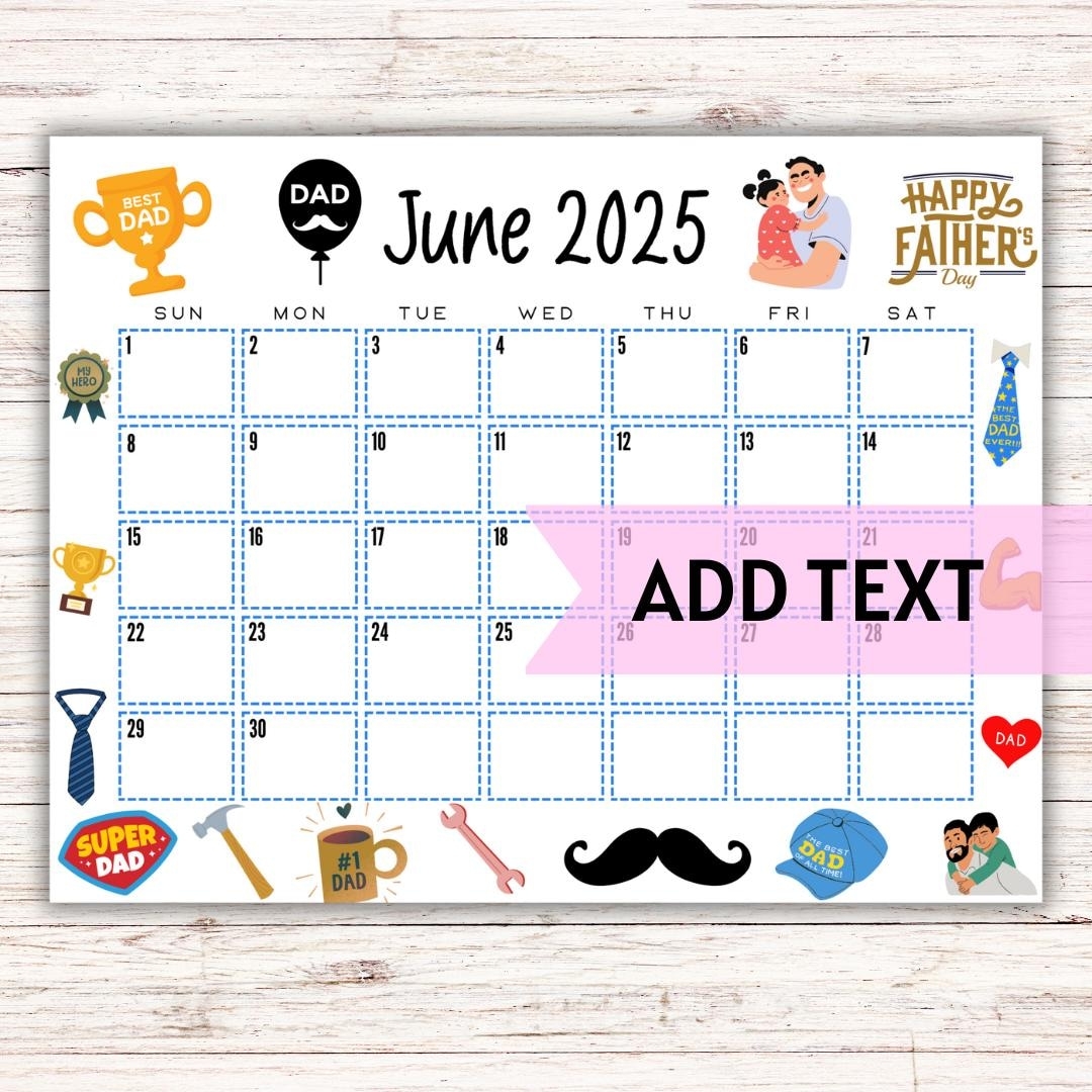 June 2025 Calendar Days