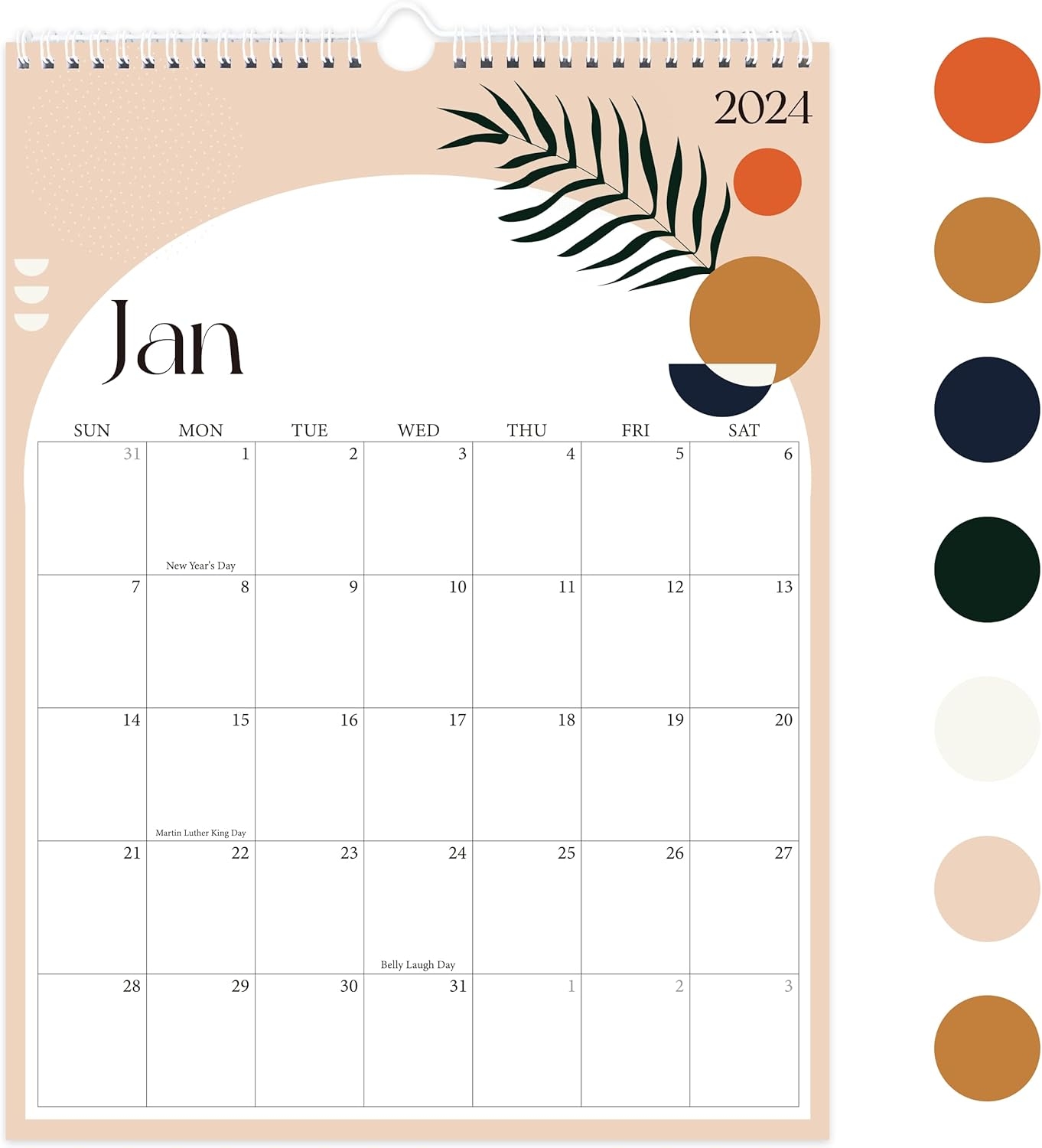 Kalender Dinding Estetika Besar 2024 2025 18 Bulan Indonesia Ubuy