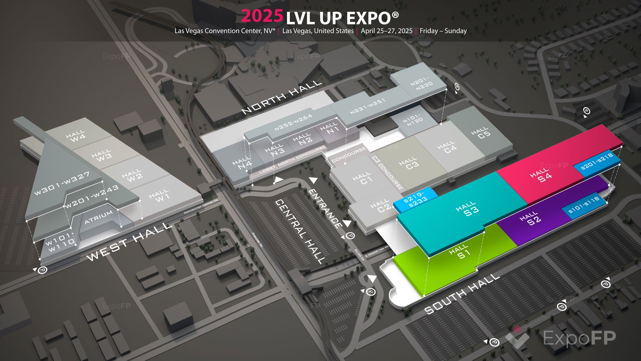 LVL UP EXPO 2025 In Las Vegas Convention Center NV