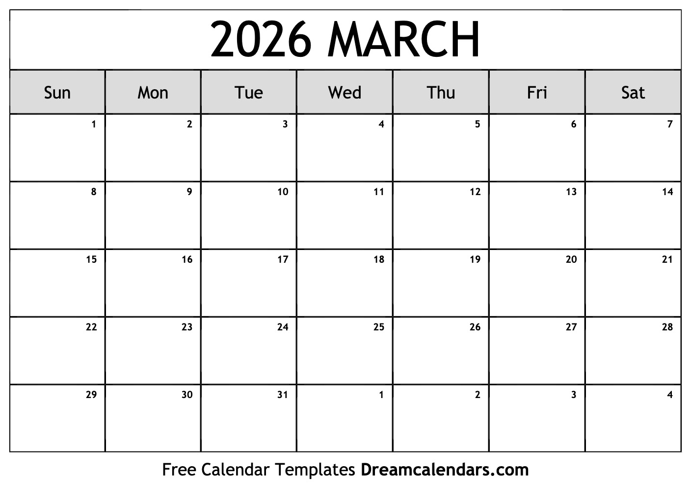 March Diversity Calendar 2026