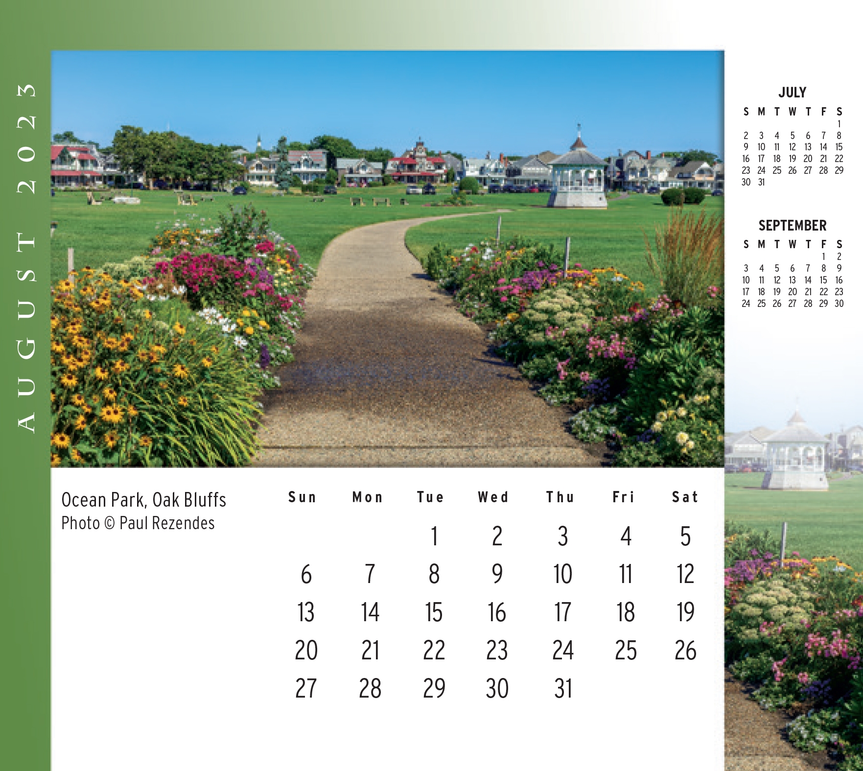 Martha s Vineyard Desktop Wall Calendar 2023