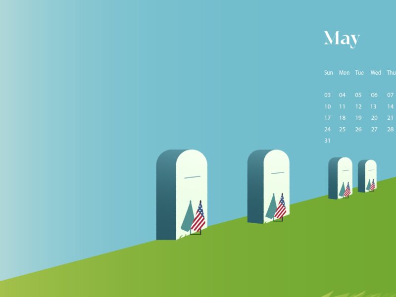 May 2026 Desktop Wallpaper Calendar CalendarLabs