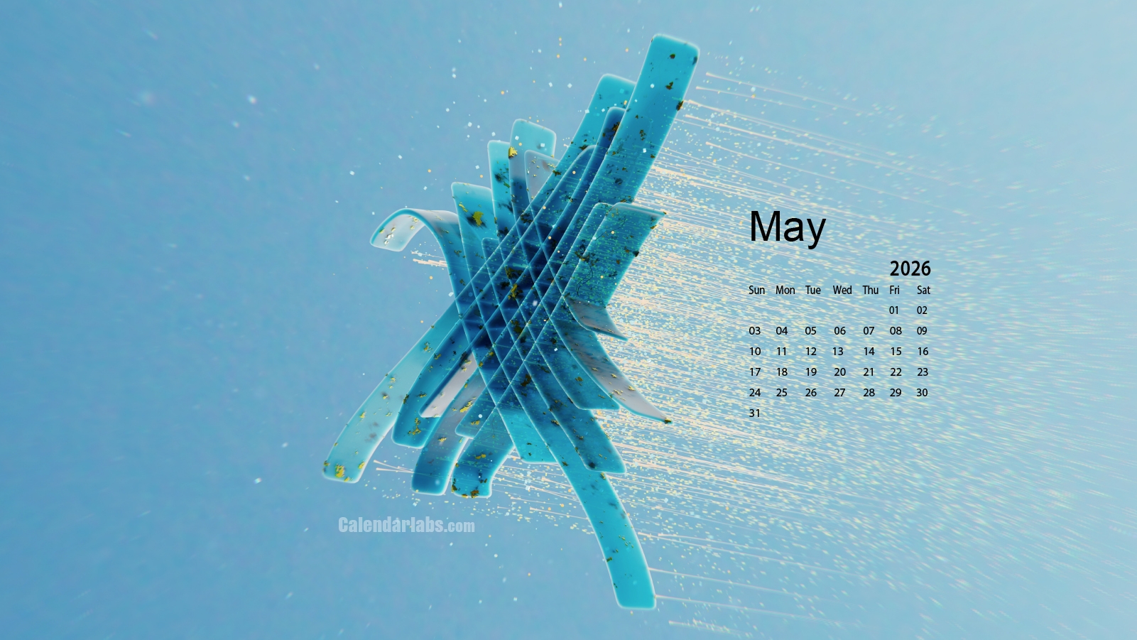 May 2026 Desktop Wallpaper Calendar CalendarLabs