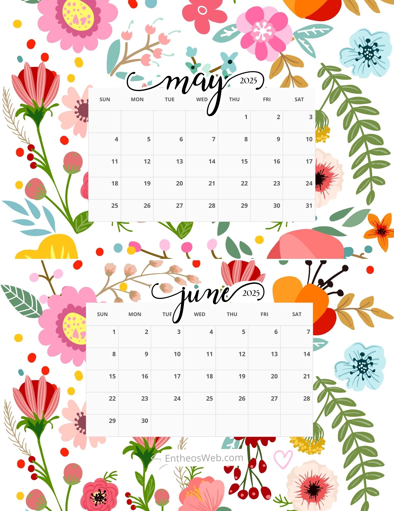 June 2023 To May 2025 Calendar