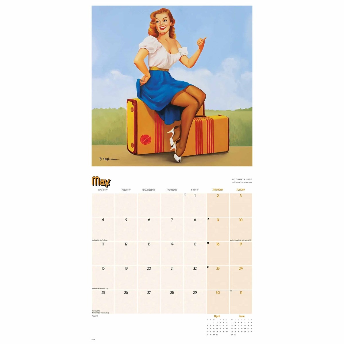 Pin Up Girls Calendar 2026