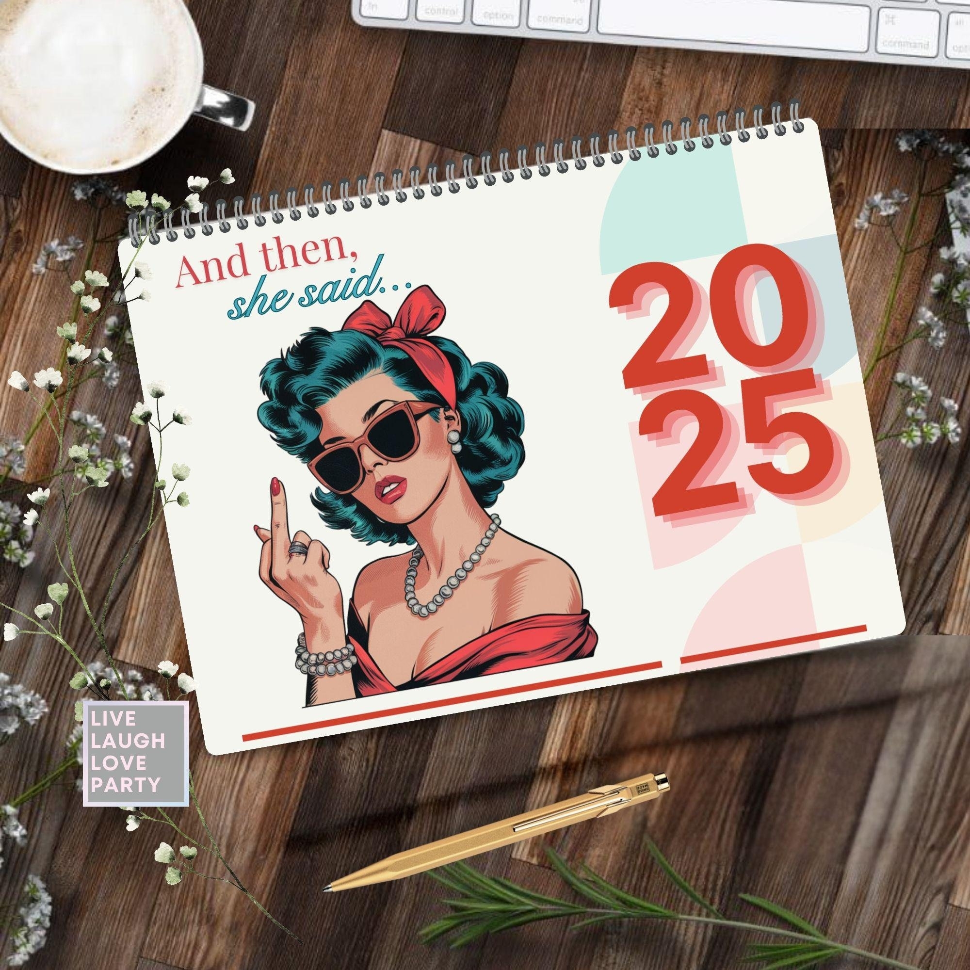 Retro Pin May 2026 Pin-Up Calendar