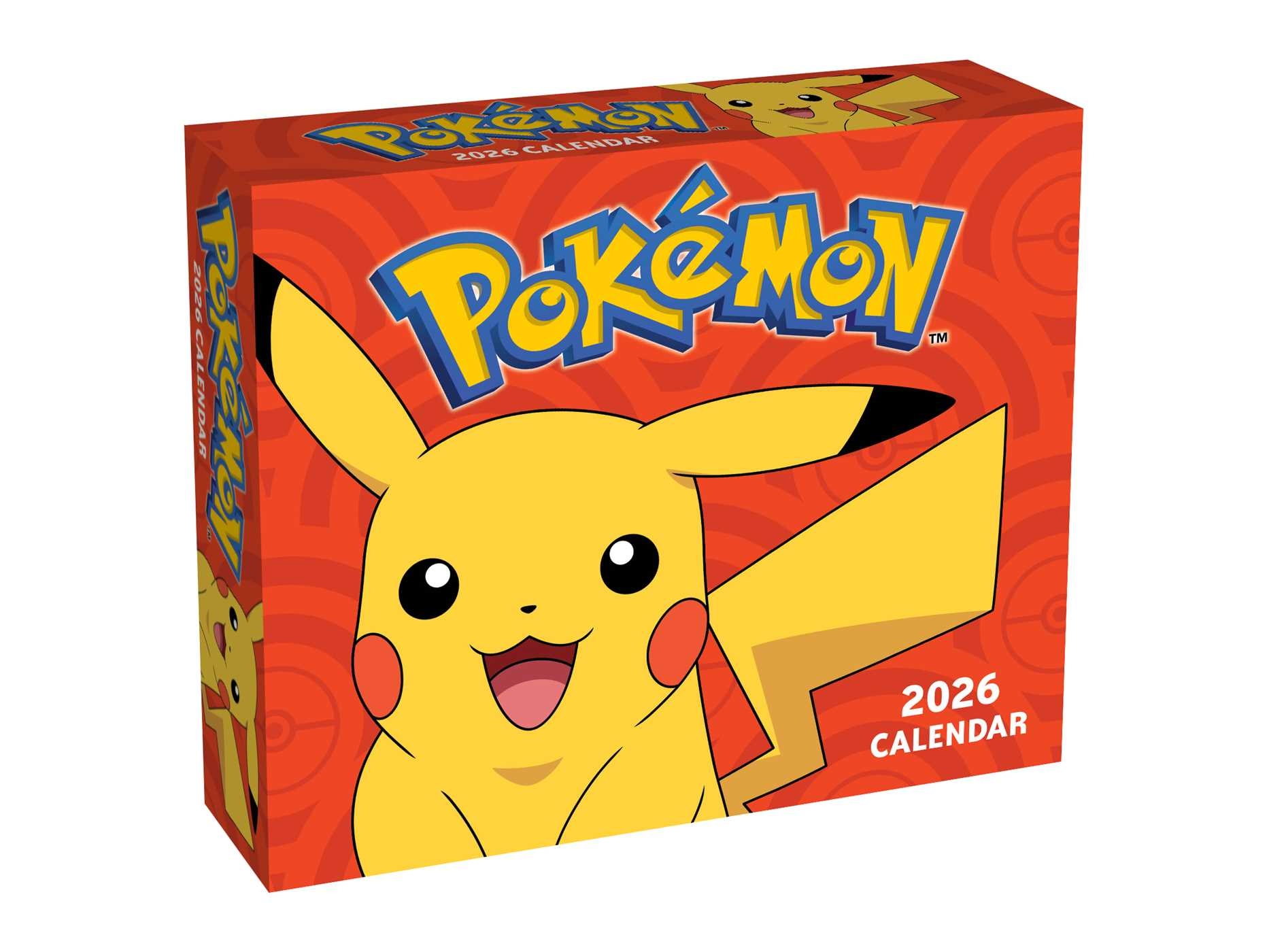Pok mon 2026 Day to Day Calendar Book Summary U0026 Video Official 