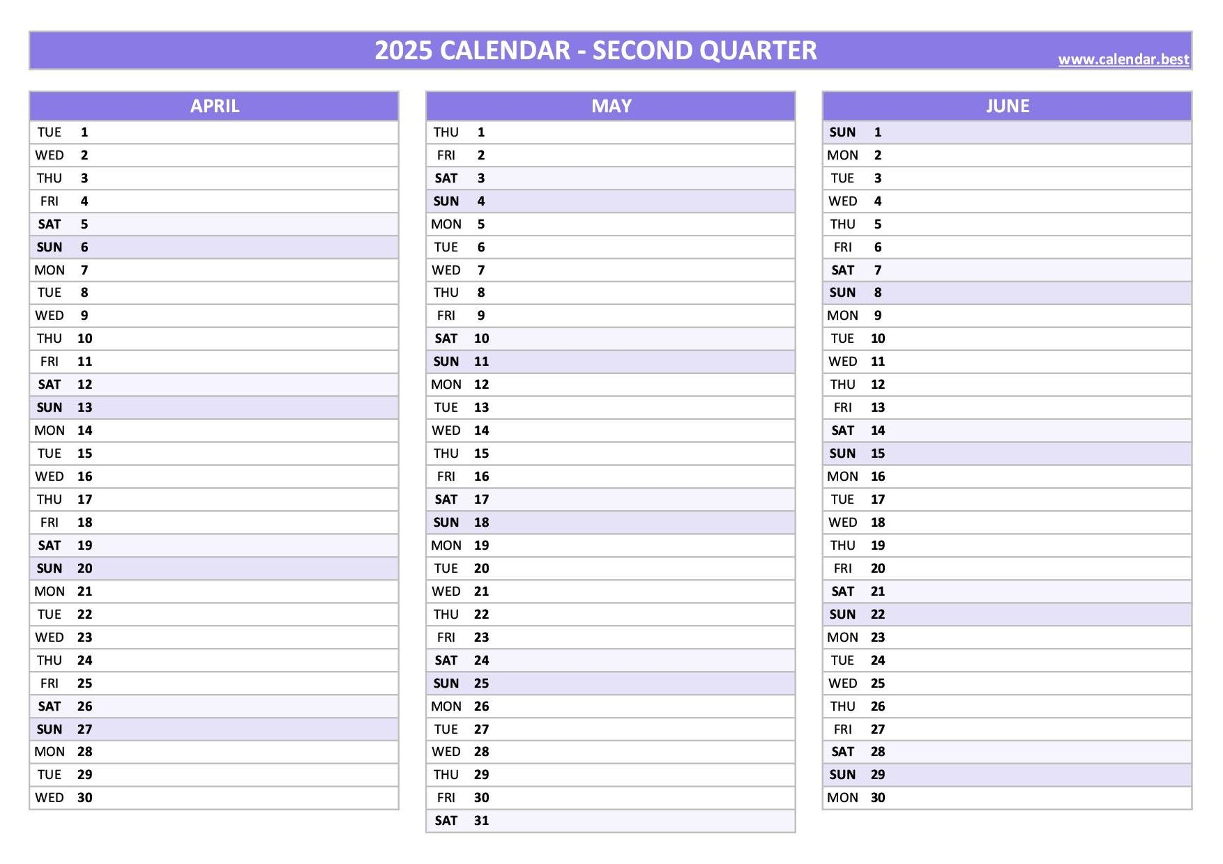 2nd Week Of June 2025 Calendar
