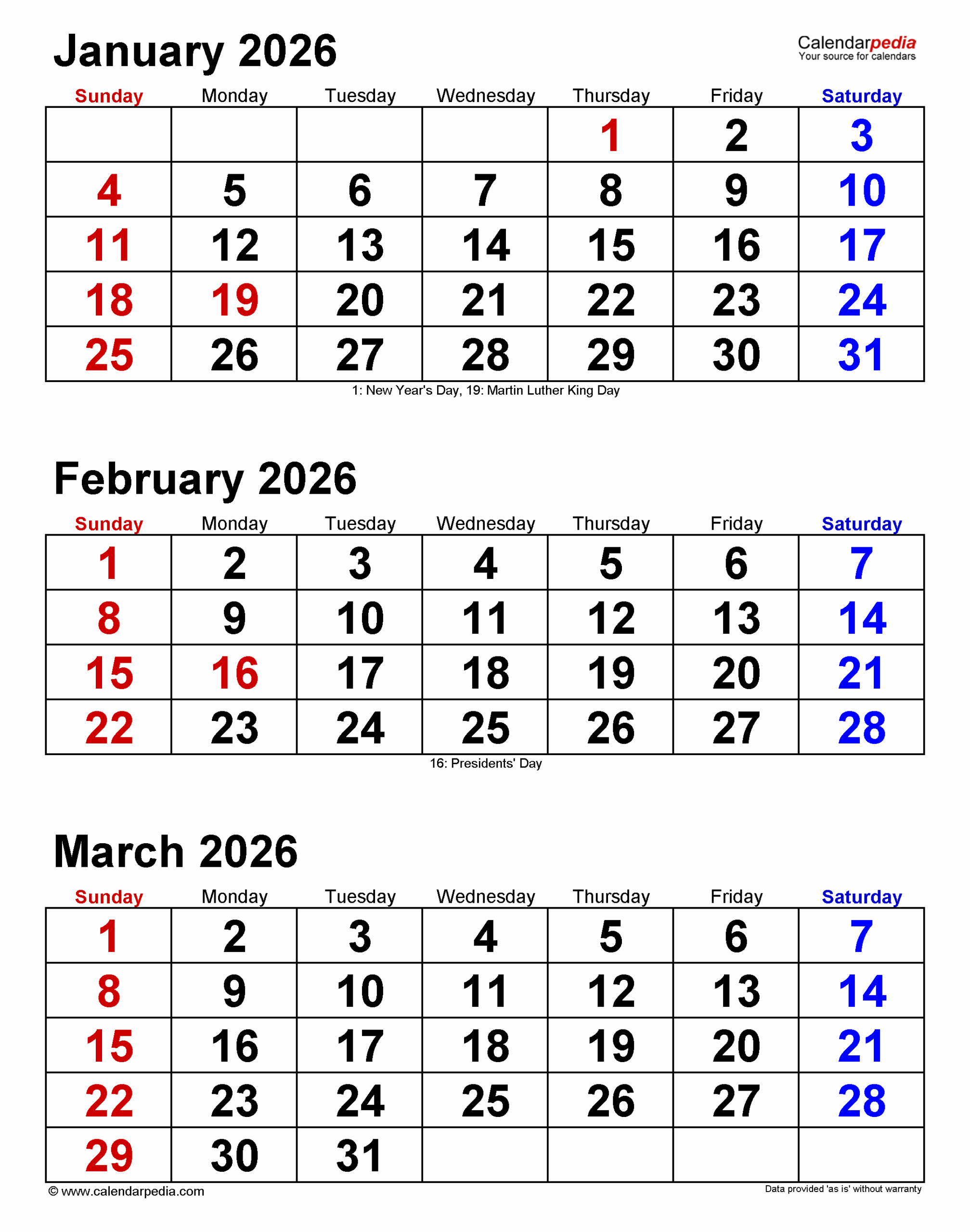 Earnings Calendar January 2026