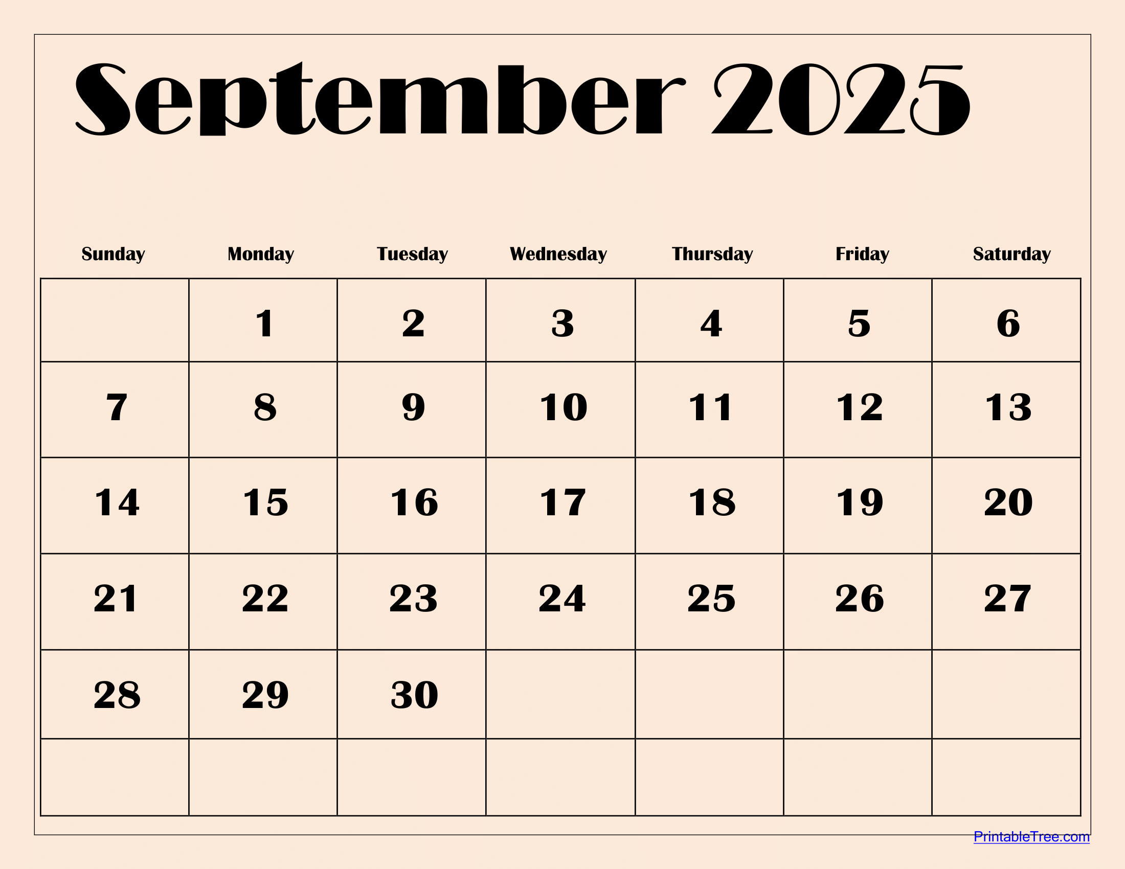 June - September 2025 Calendar