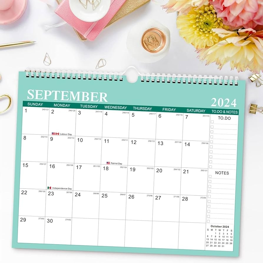 Wall Calendar 2023 24 25 Large Monthly Wall Calendar Sept 2023 Dec 2024 Jan 2024 June 2025 Month Family Planner Calendar With Multiple Countries Holiday Amazon co uk Stationery U0026 Office Supplies